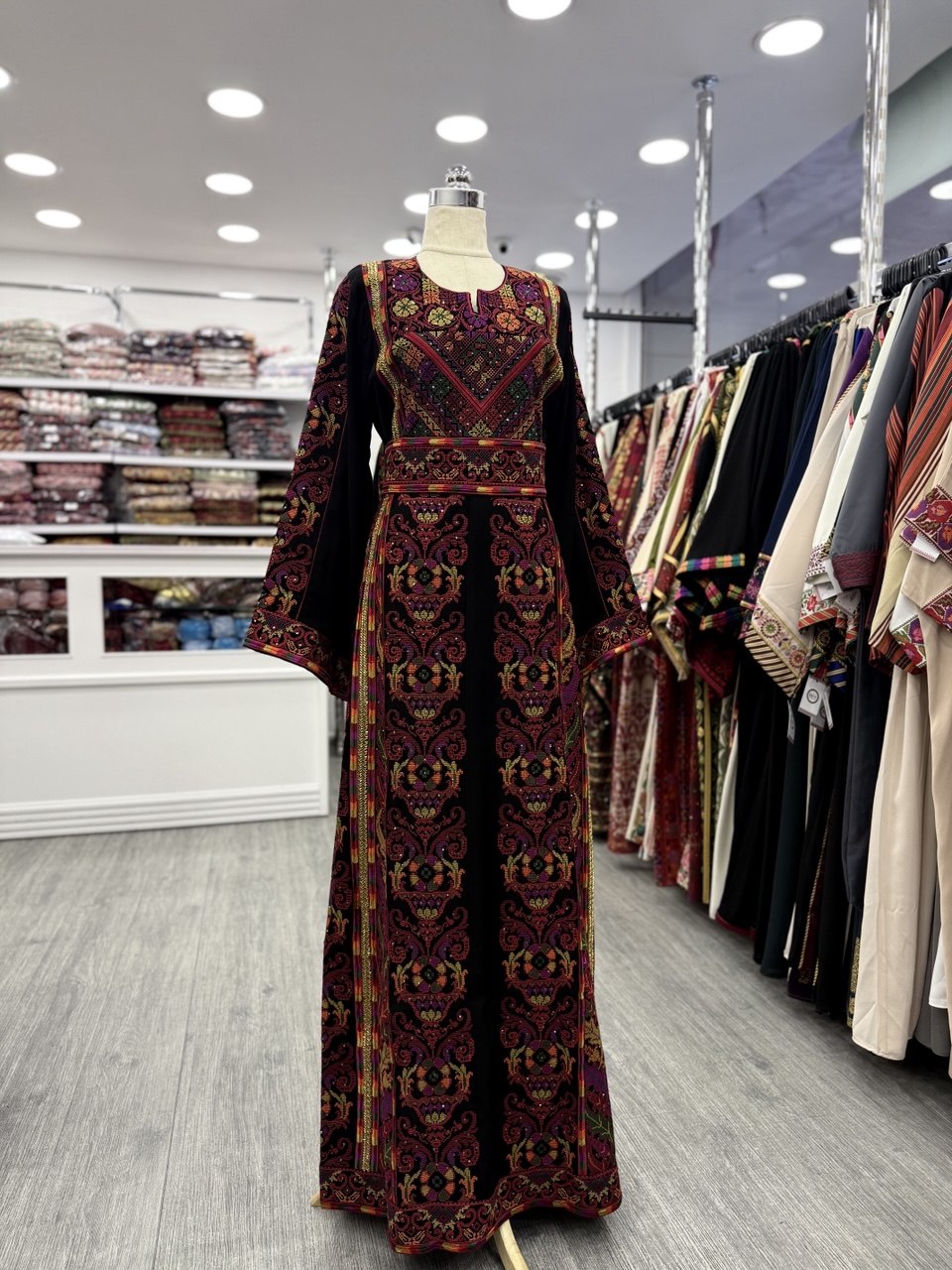 New Black Traditional Sabyel Kharaz Thobe