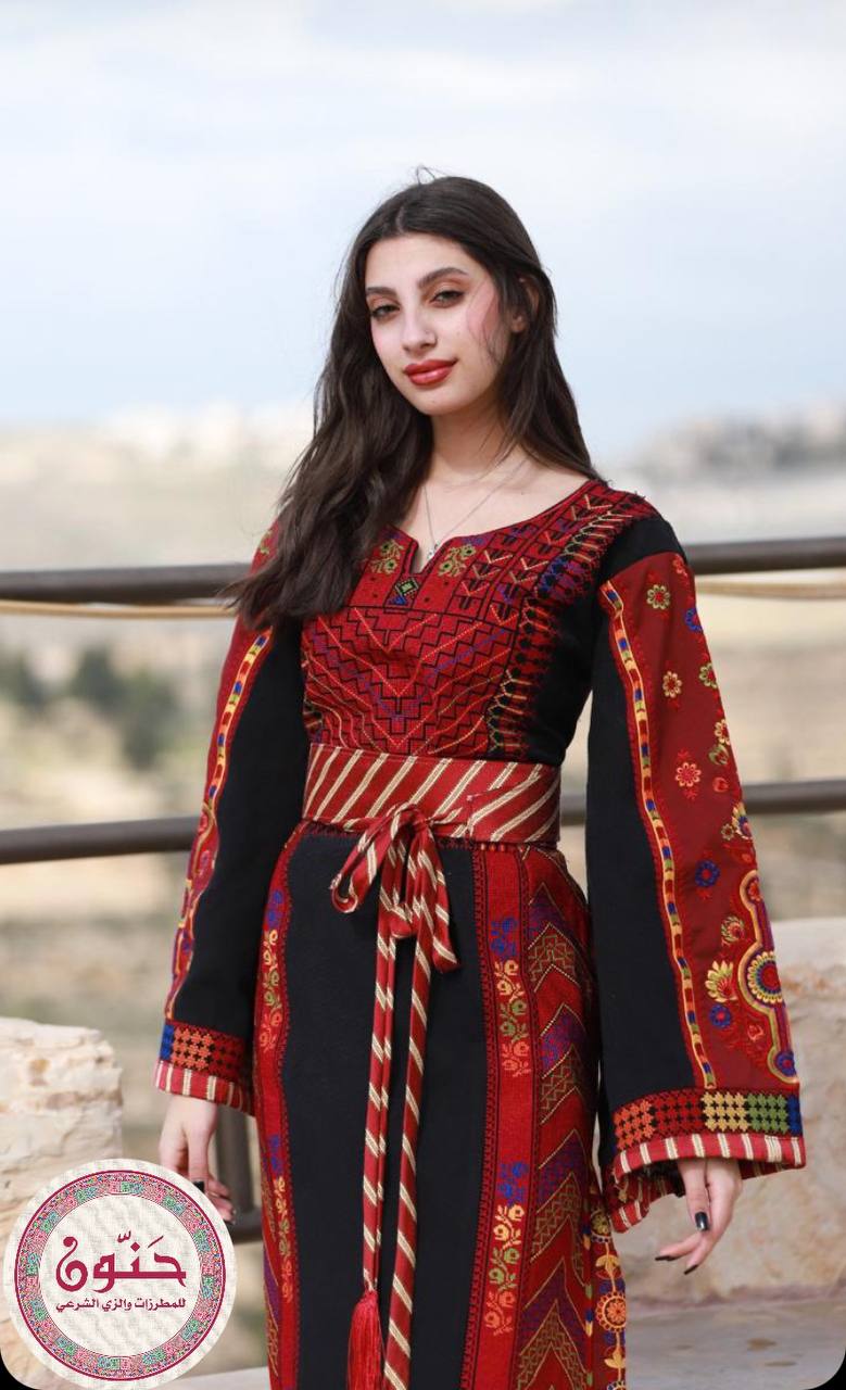 Nouveau Thobe Etameen noir