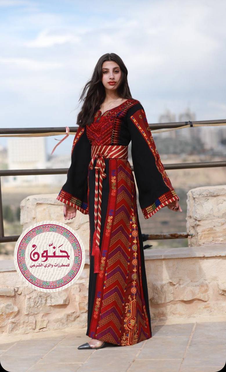Nouveau Thobe Etameen noir