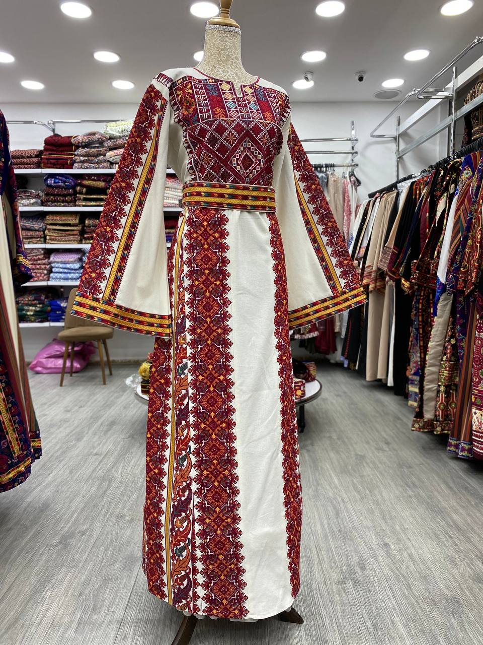 New Heavy Embroidered Etameen Thobe