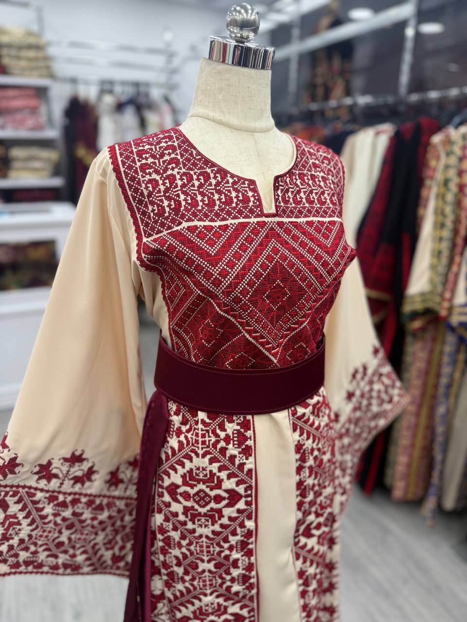 Nouveau Thobe traditionnel beige