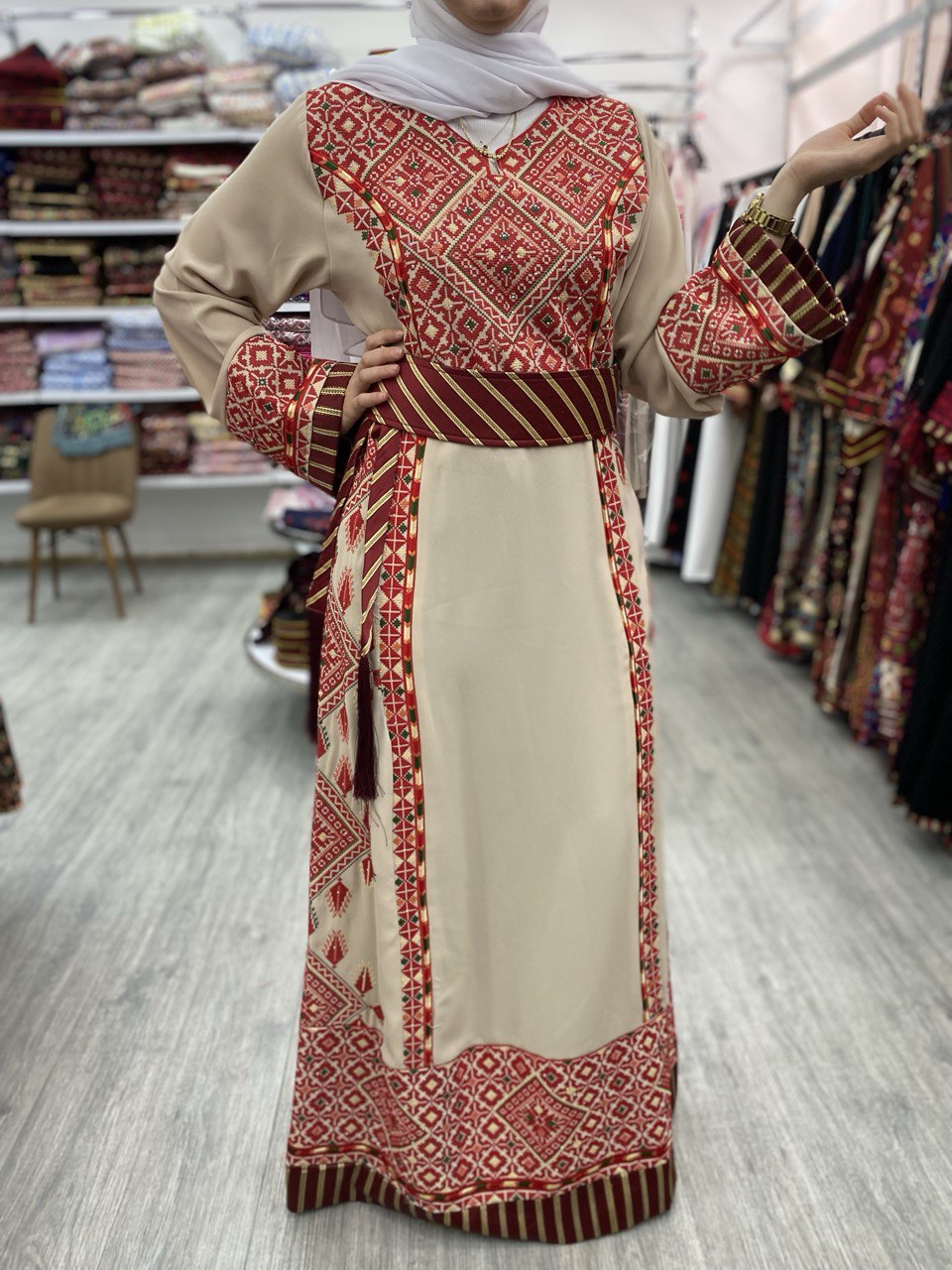 traditional thobe with a modern touch