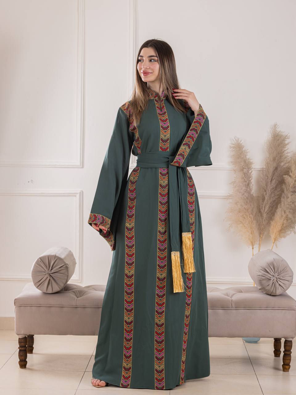 New Tatreez Abaya with colors