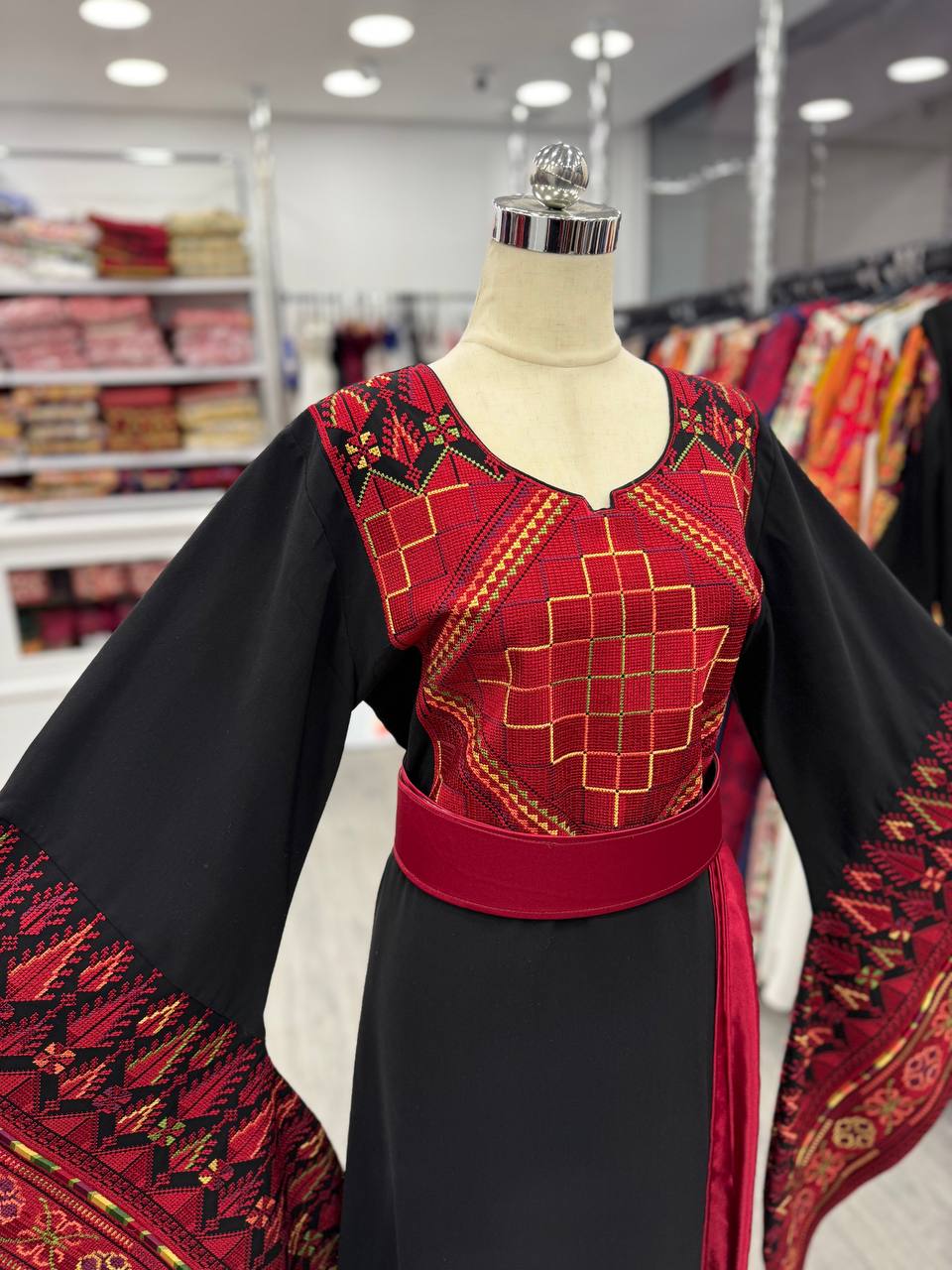 New Long Sleeve Black Traditional thobe