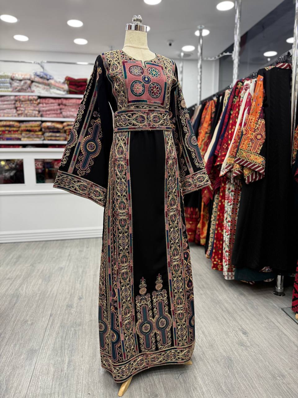 New Beige & Black Malka with kassab