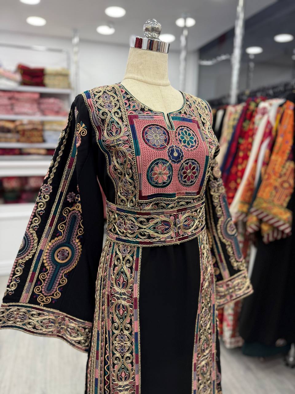 New Beige & Black Malka with kassab