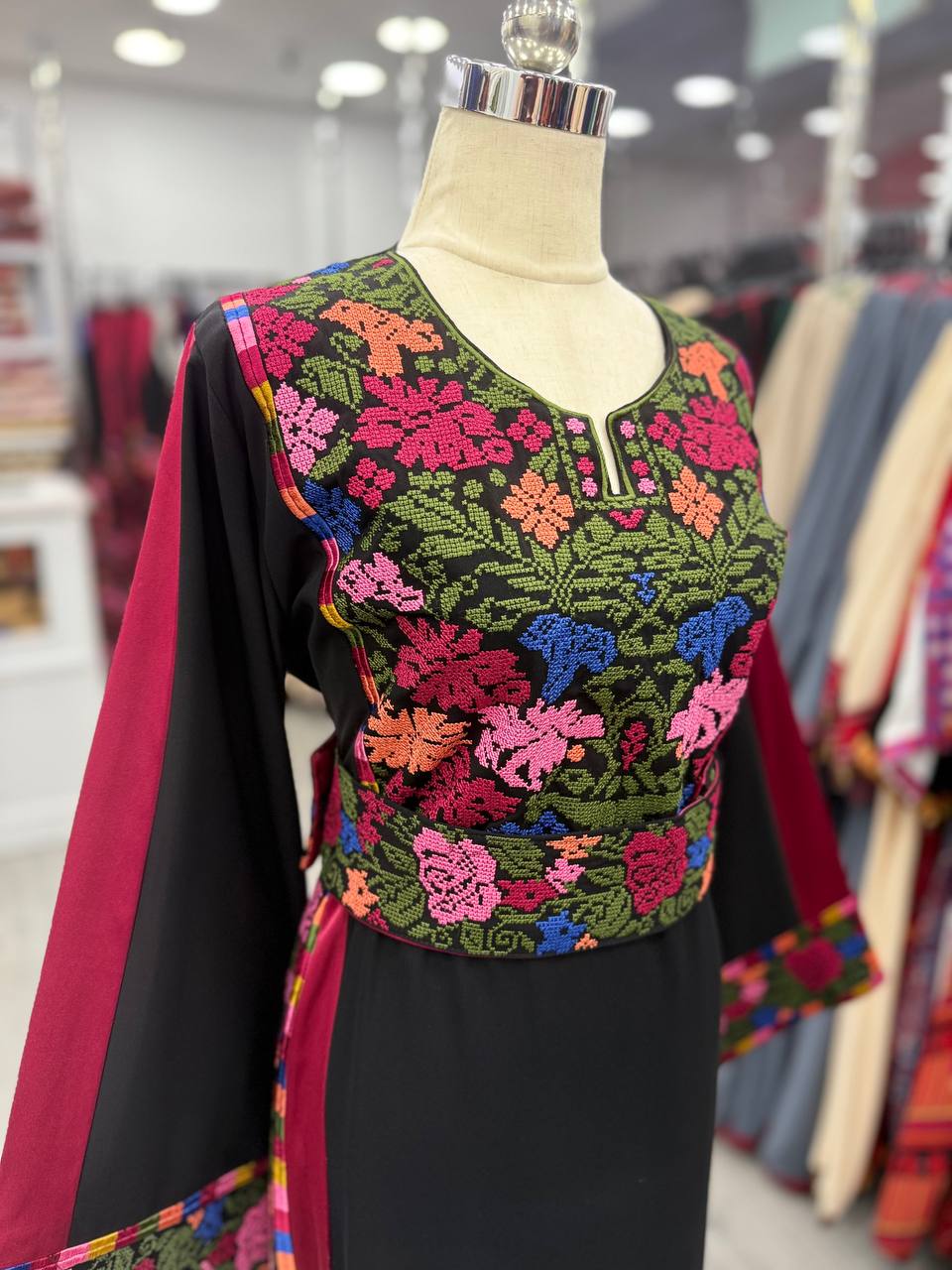 New Floral Falahi Thobe