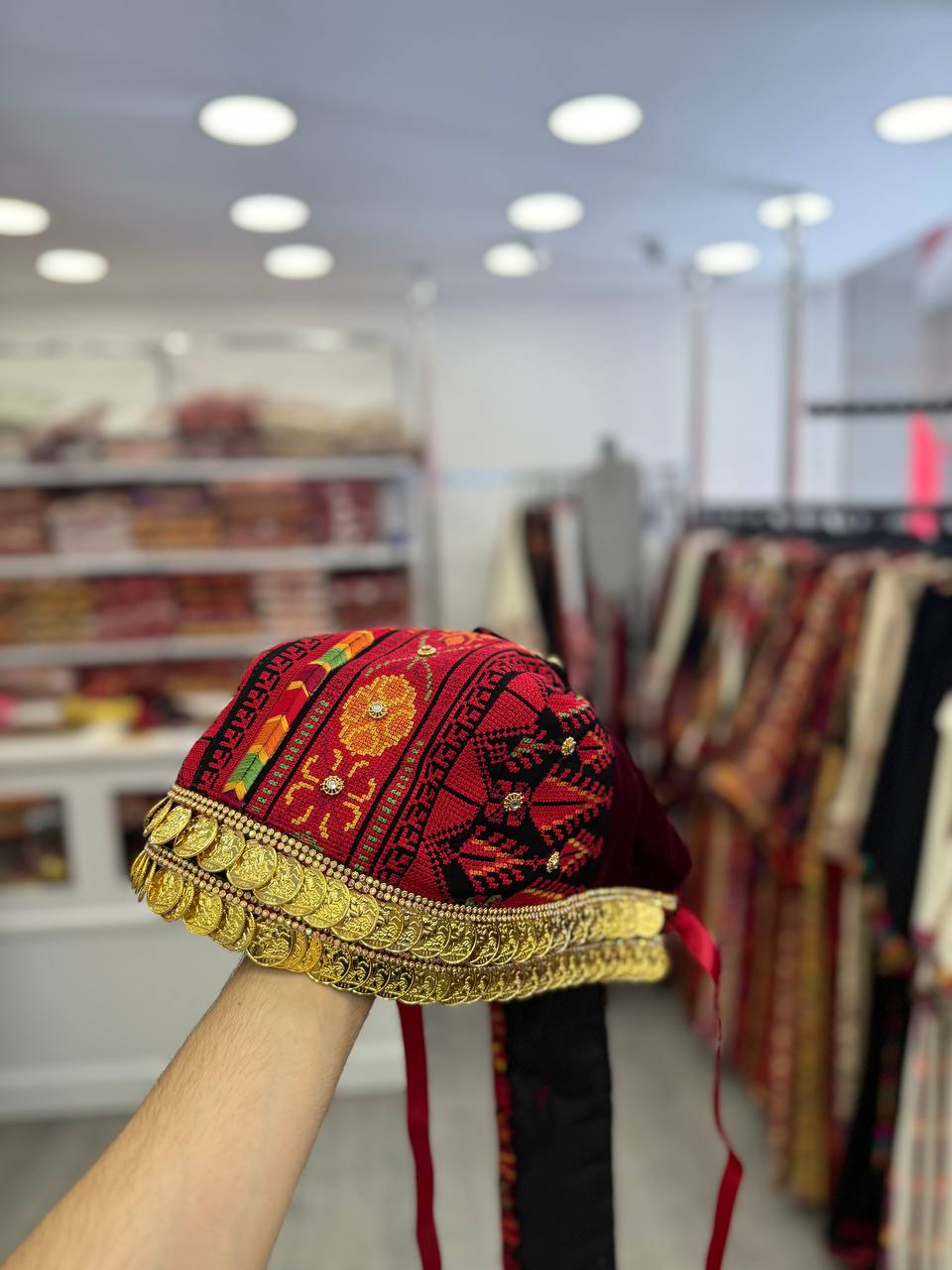 Traditional coin hat