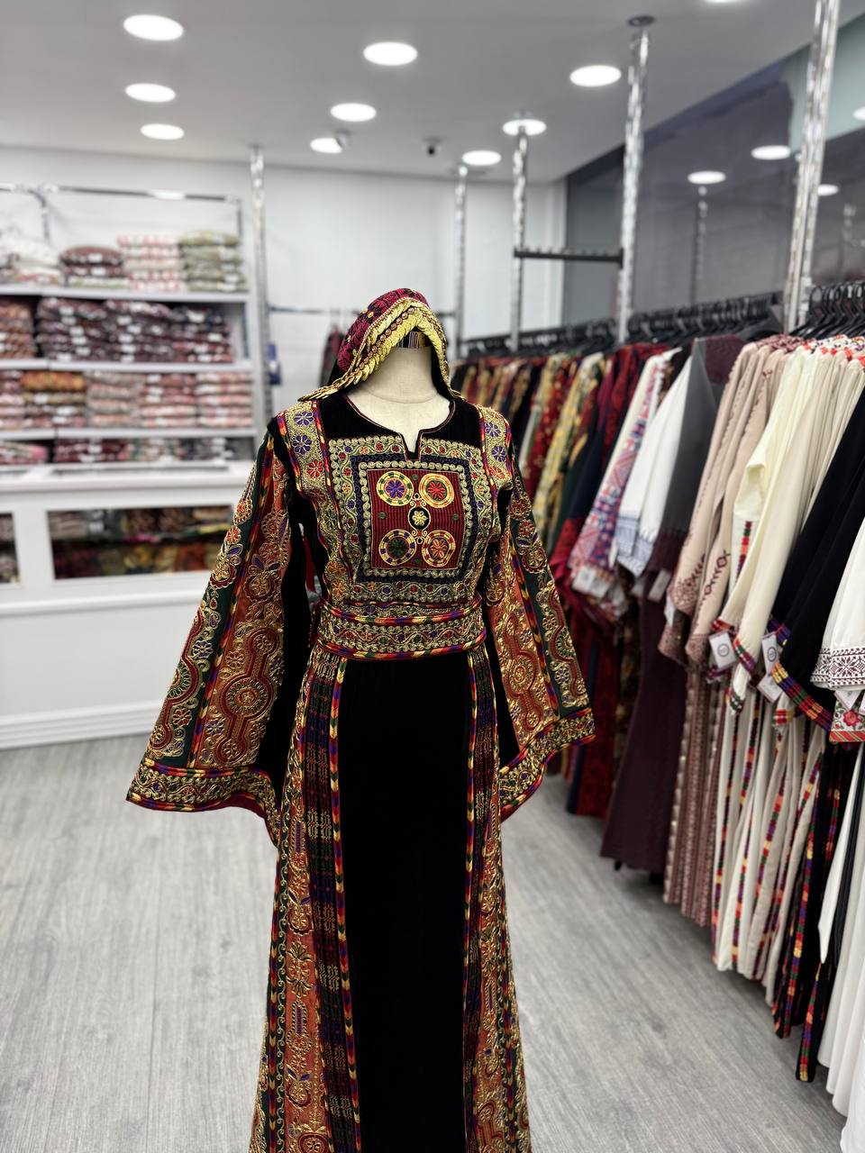 New Black Traditional Malaka with Kassab Thobe