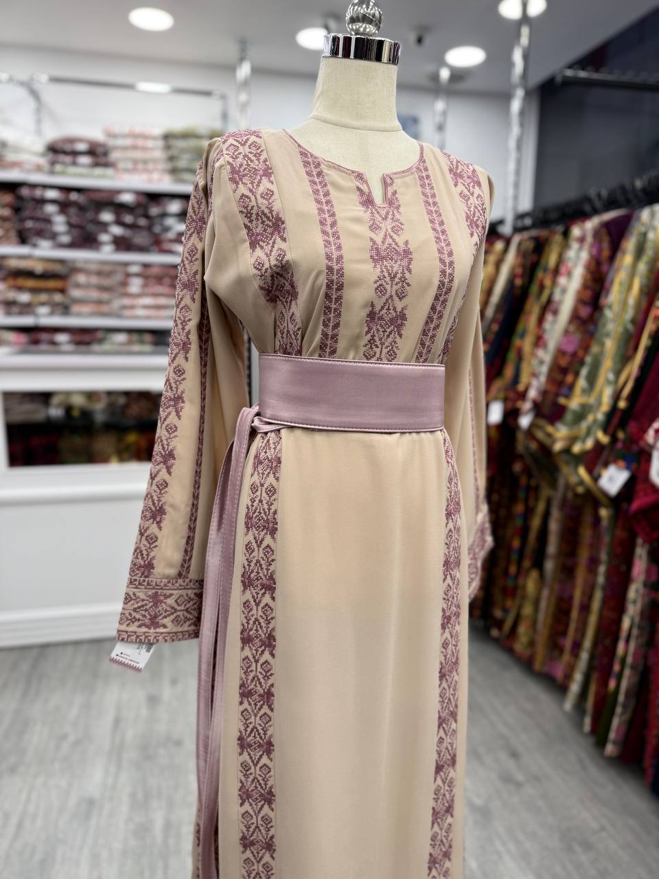 New Simple Beige 6 Erik's Tatreez Dress