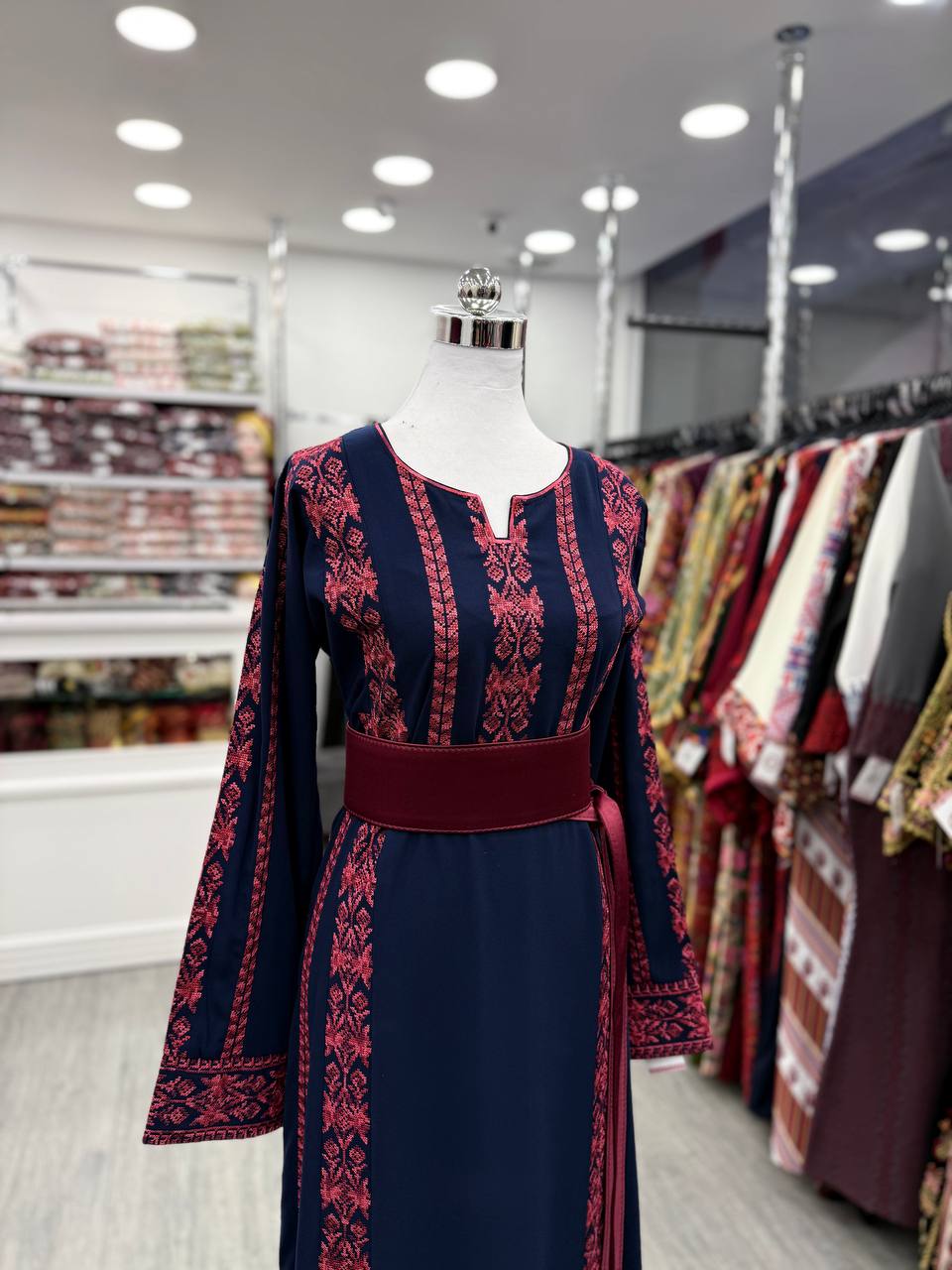 New Simple Navy Blue 6 Erik's Tatreez Dress