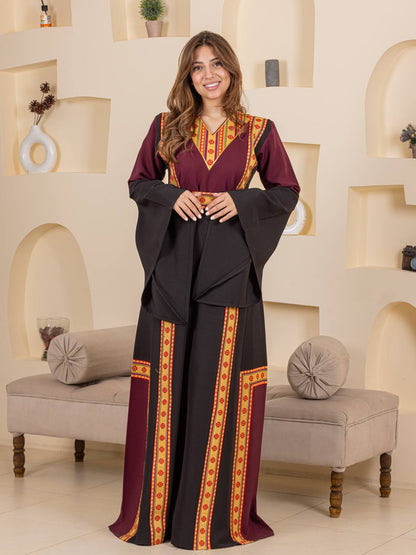 New Colored Tatreez Dress