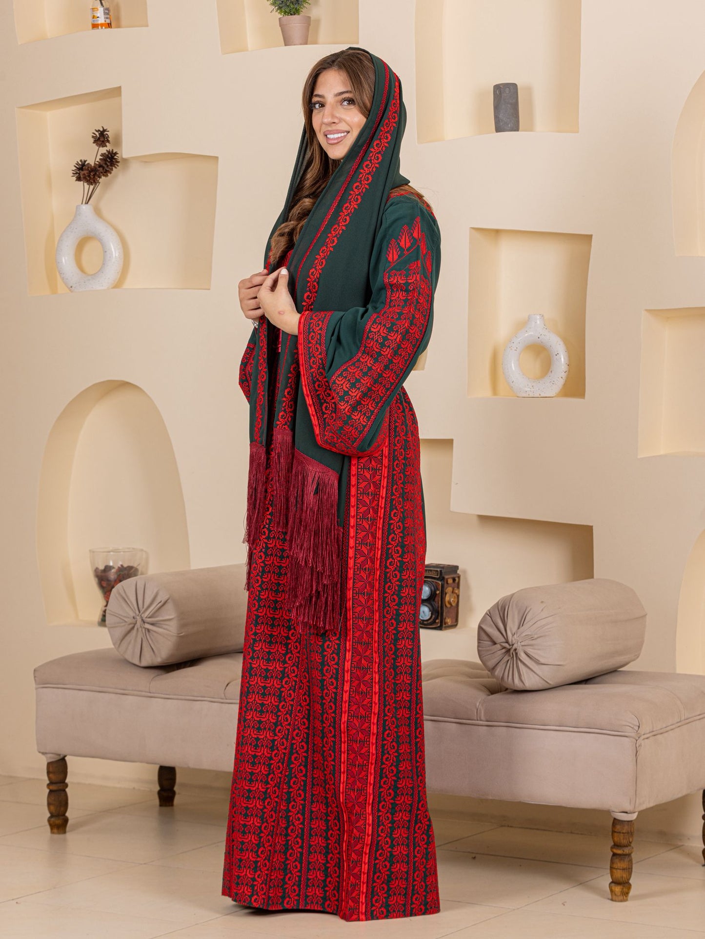 New Fully Embroidered Traditional Falahi