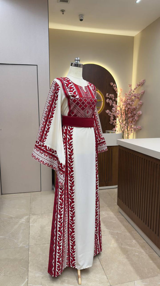 New Burgundy Zaytyona Thobe