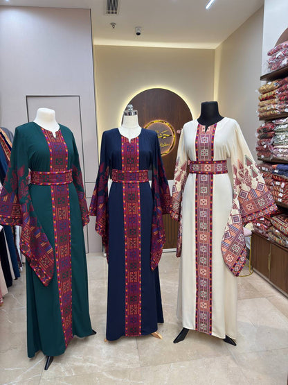 New colors Long Sleeve Simple Thobe