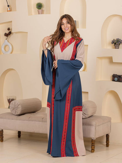 New Colored Tatreez Dress