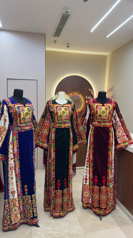 New Velvet Malka With Kassab Thobe