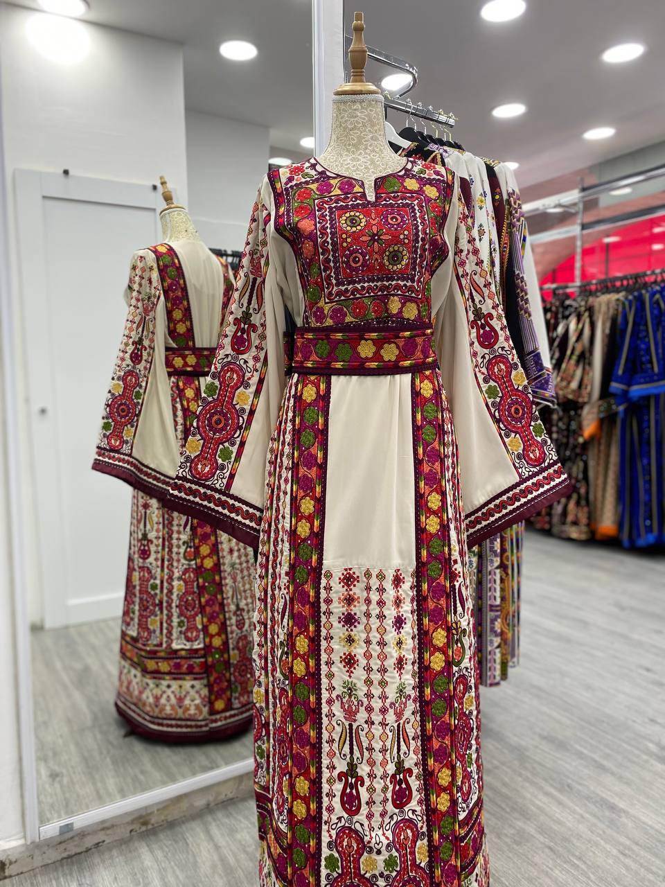 New Malka thobe with traditional colors