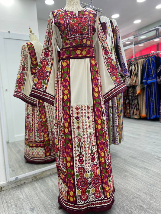 New Malka thobe with traditional colors
