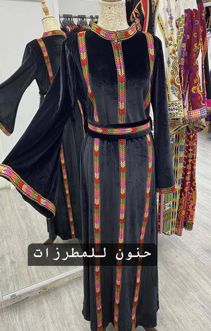 velvet Manajel Abaya