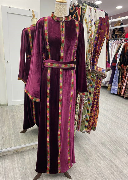 velvet Manajel Abaya