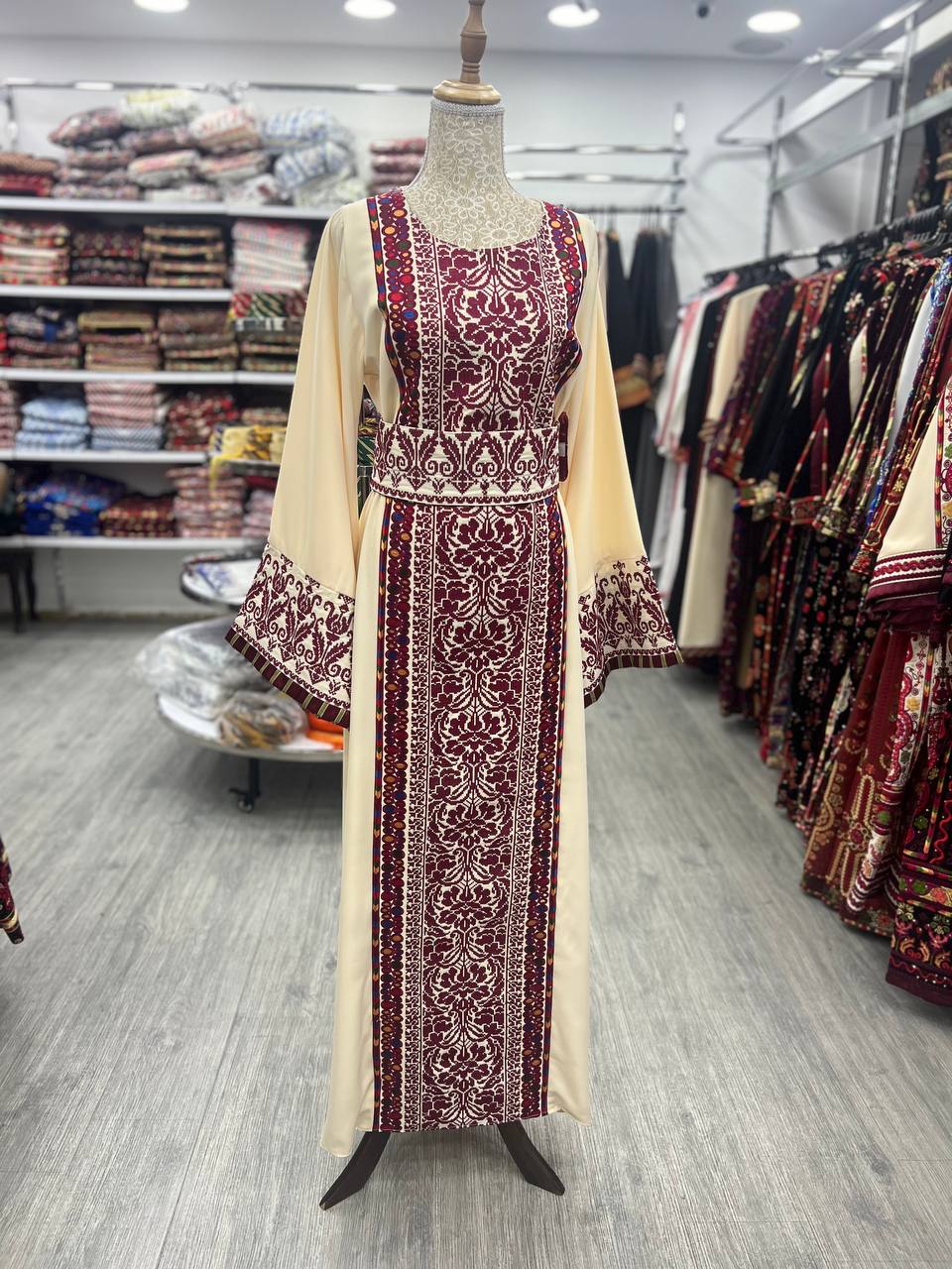 Exclusive New Maroon Traditional Abaya