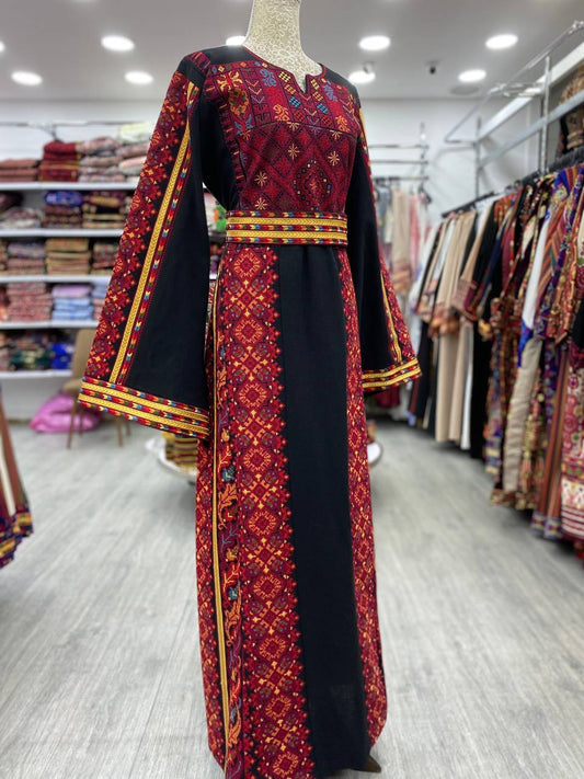 New Heavy Embroidered Etameen Thobe