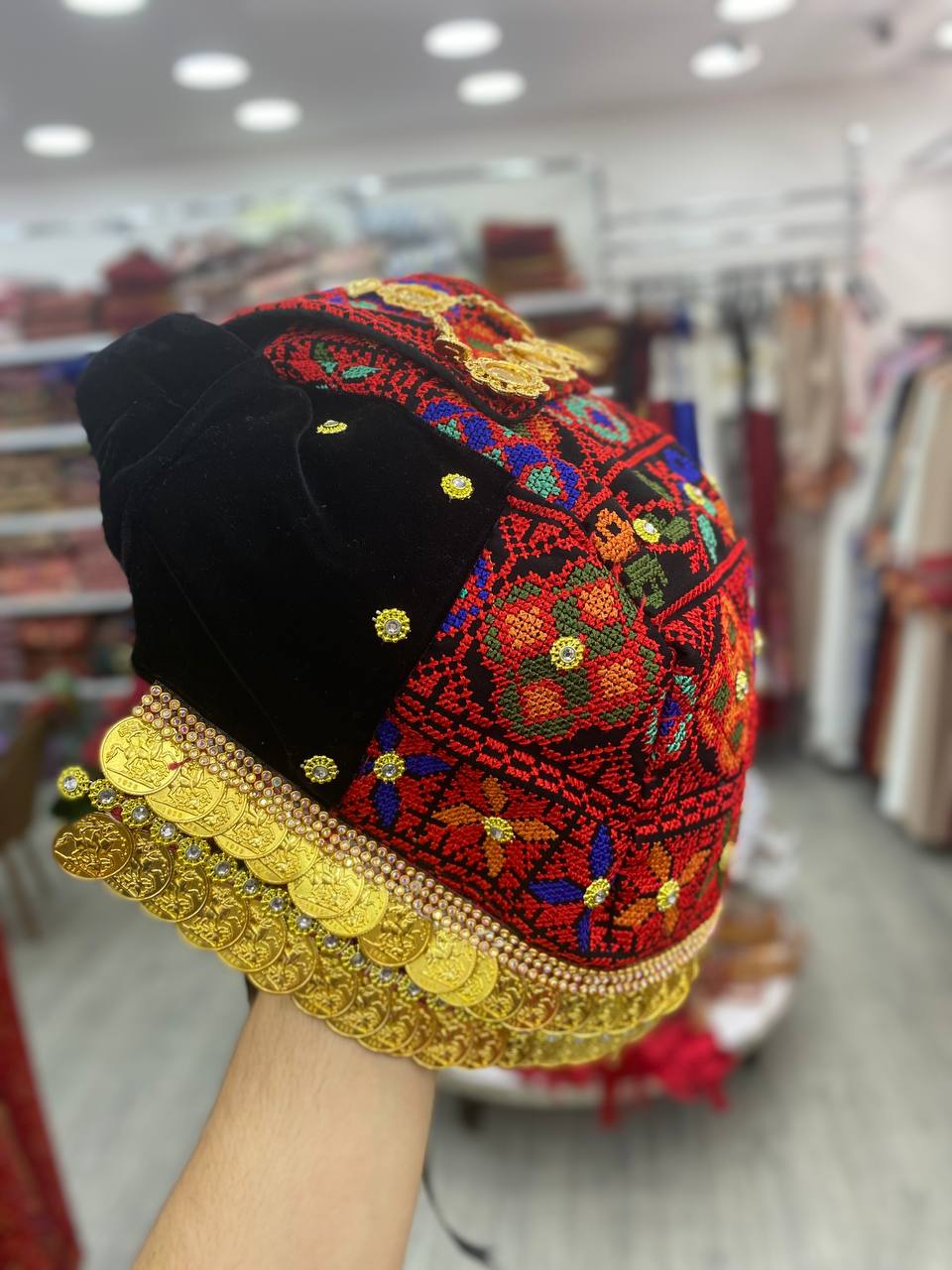 Red Multi Color Wakah