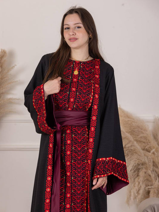 Tow Pieces tatreez Abaya