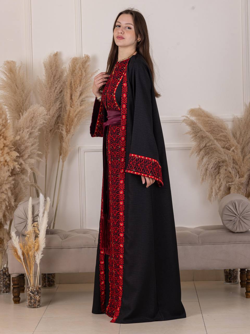 Tow Pieces tatreez Abaya