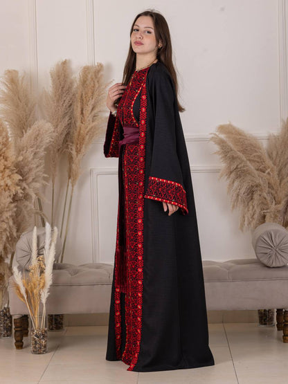 Tow Pieces tatreez Abaya