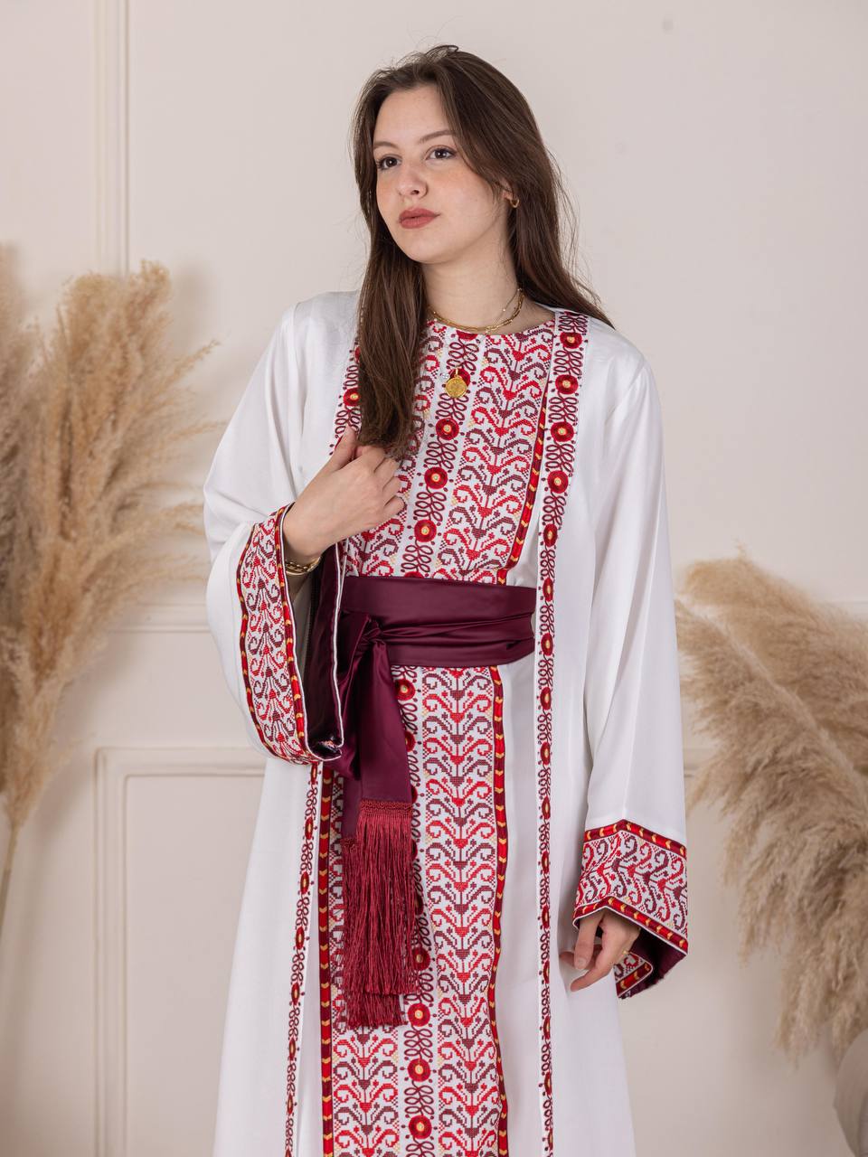 Tow Pieces tatreez Abaya