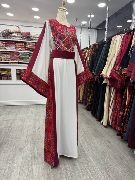 New White Falahi Thobe