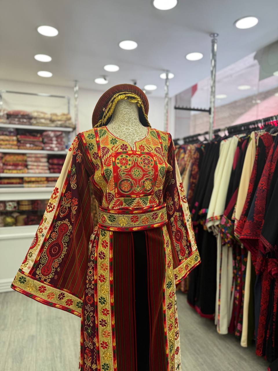 New Beige Jana & Nar Velvet Malak Thobe