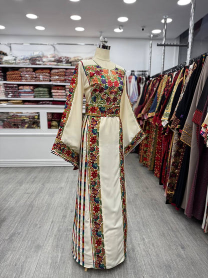 New Beige Exclusive Traditional with Manajel  Thobe