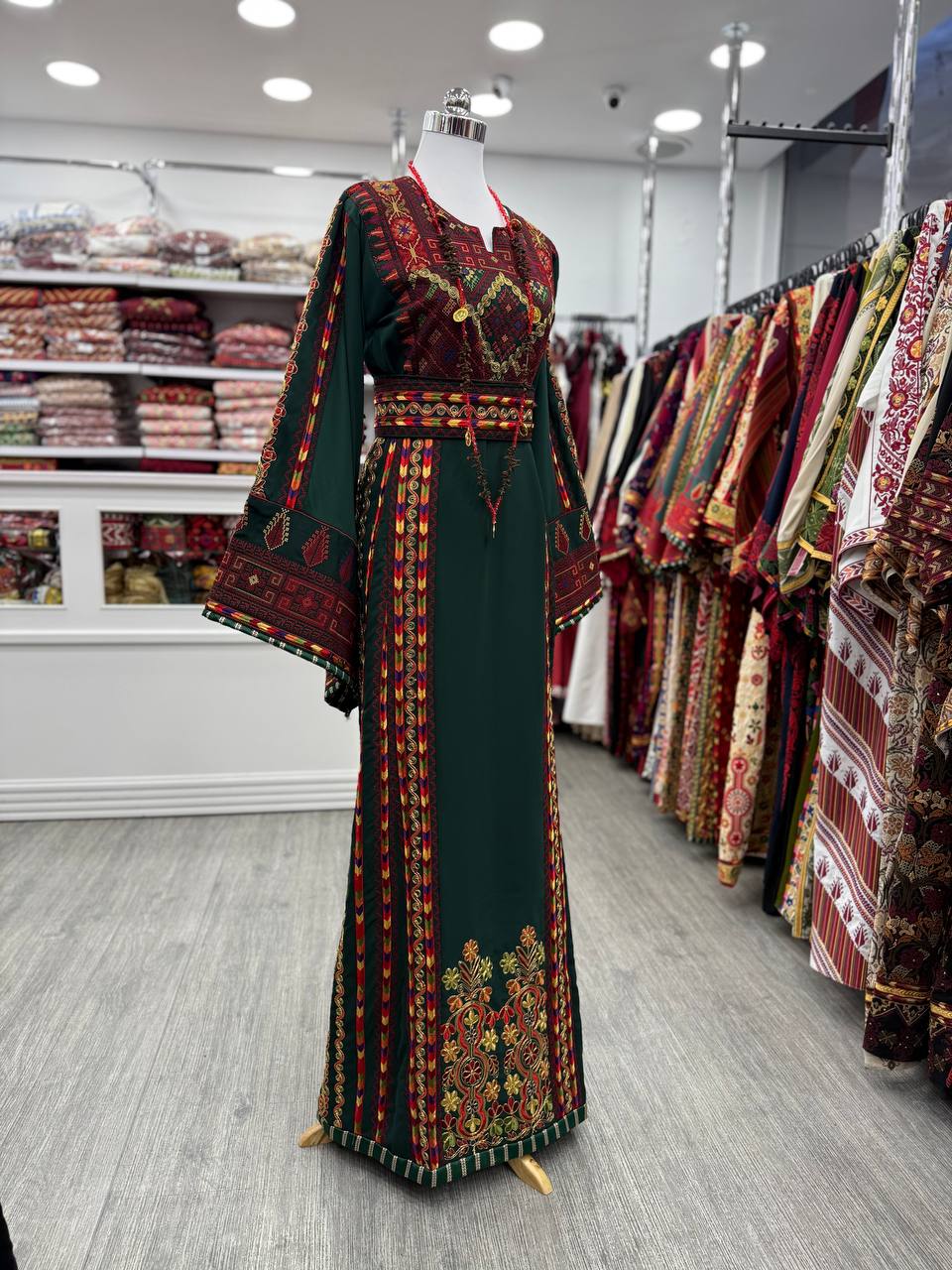 New Green Manajel with Kassab Thobe