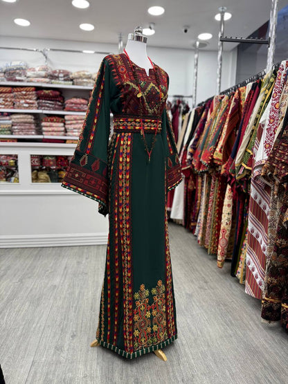 New Green Manajel with Kassab Thobe