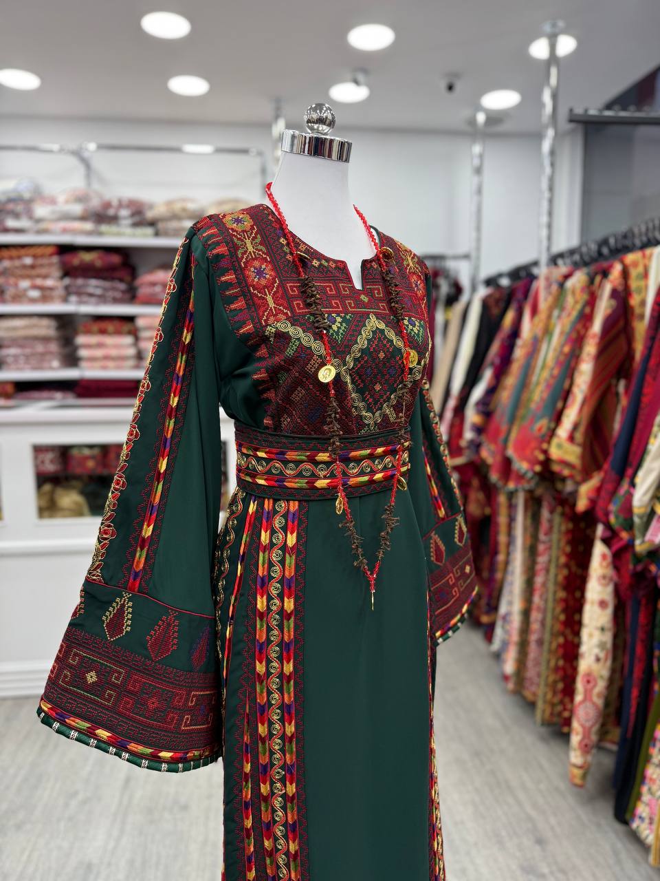 New Green Manajel with Kassab Thobe