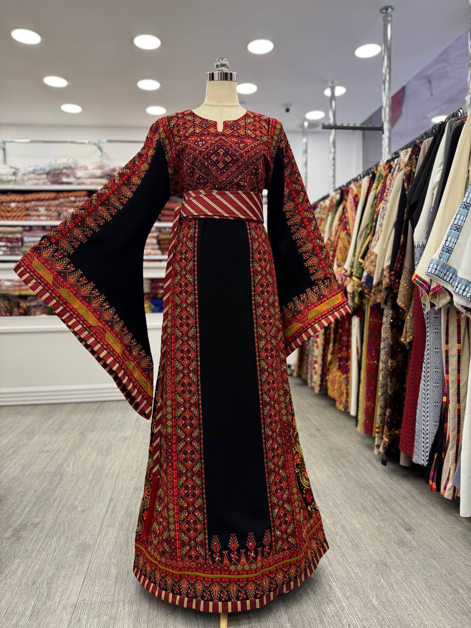 Long Sleeves Traditional Black Thobe