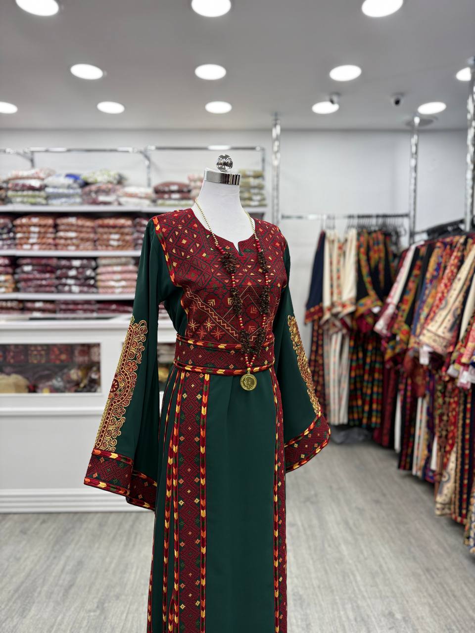 New Green Simple Manajel with Kassab Thobe