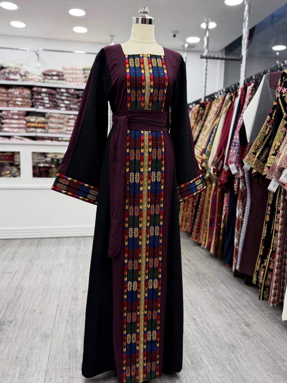 New Simple Tatreez with kharaz dress