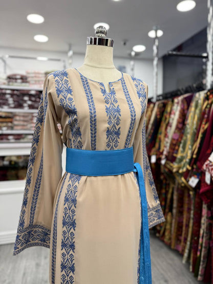 New Simple Beige 6 Erik's Tatreez Dress