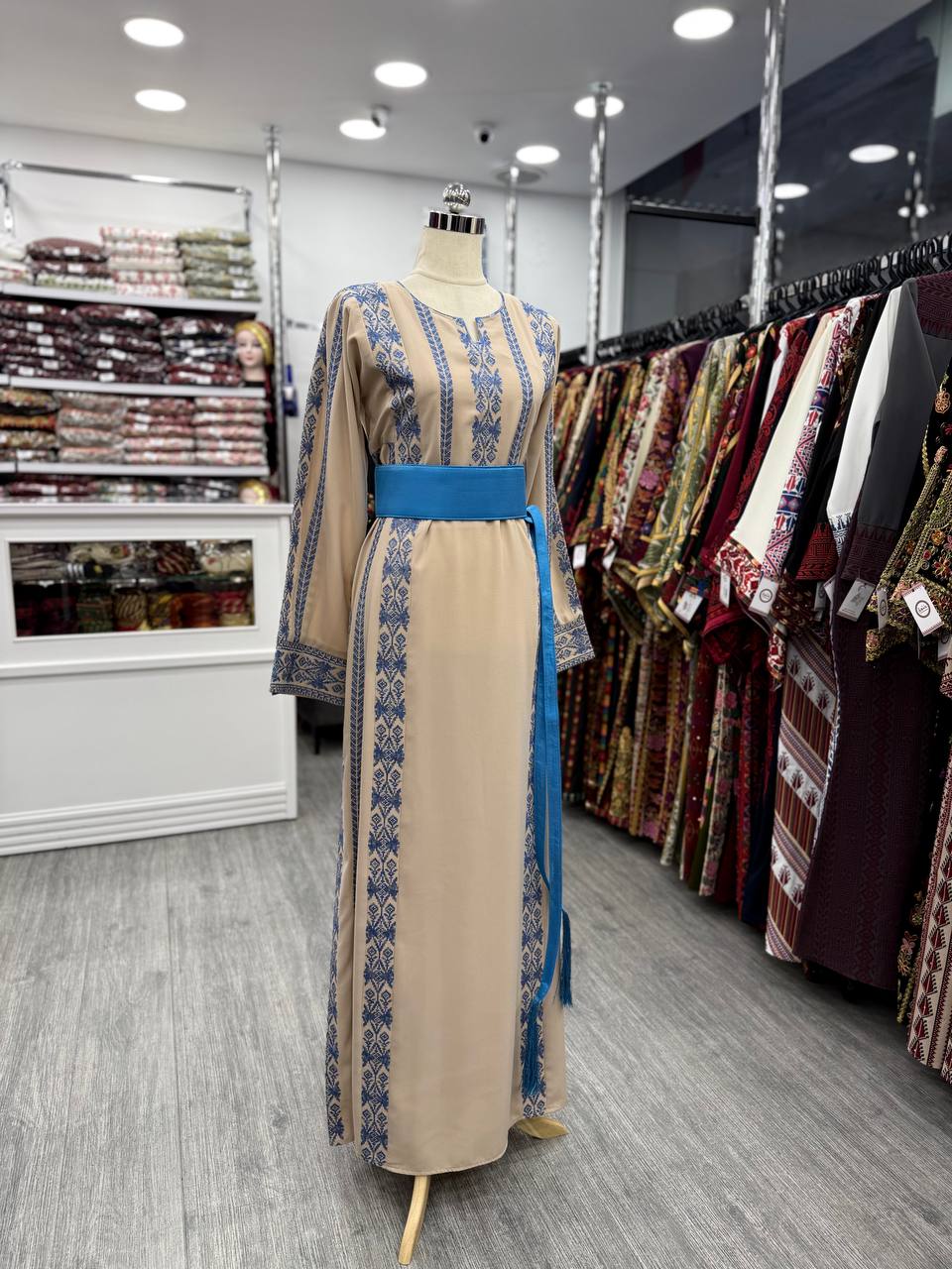 New Simple Beige 6 Erik's Tatreez Dress