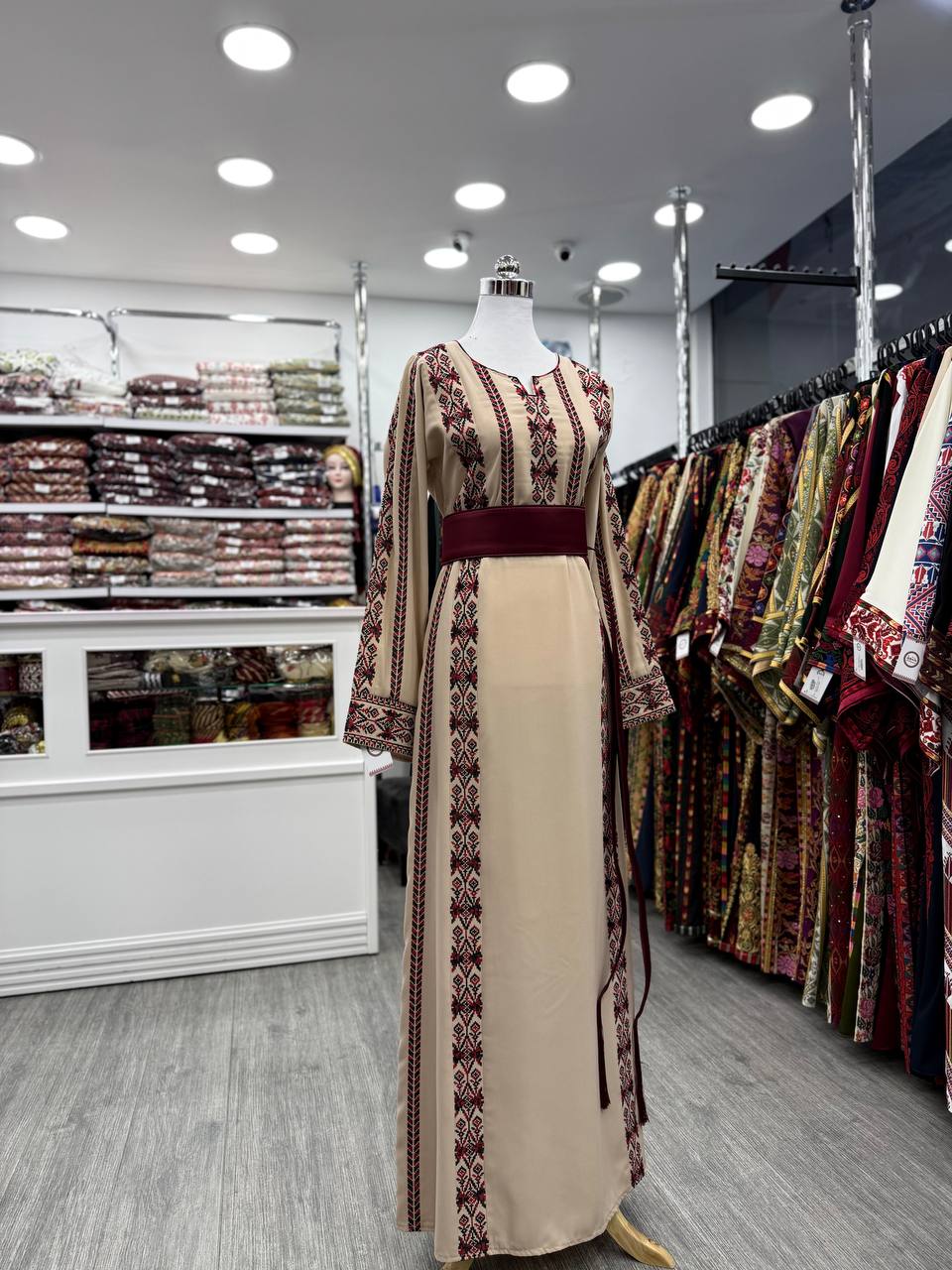 New Simple Beige 6 Erik's Tatreez Dress