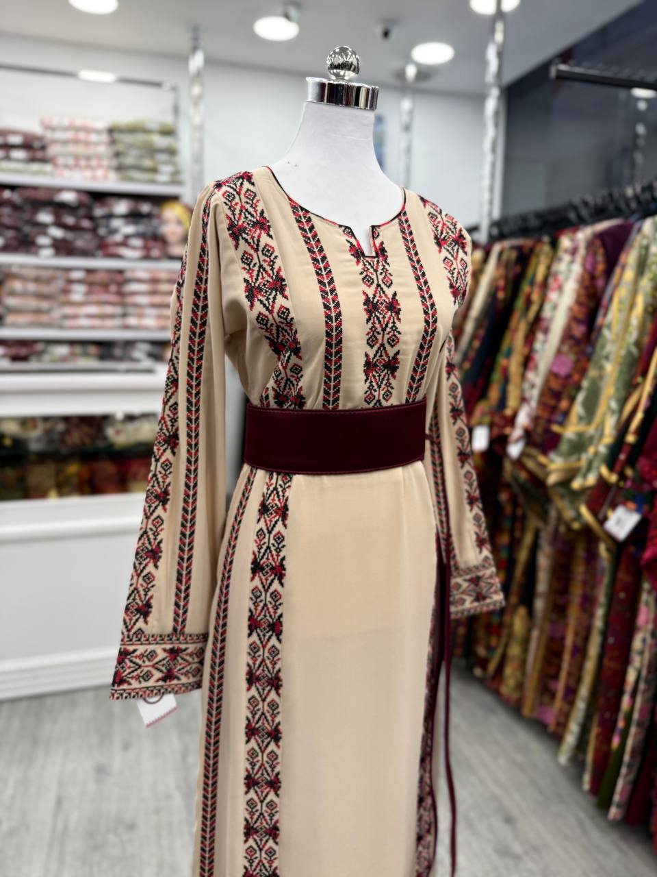 New Simple Beige 6 Erik's Tatreez Dress