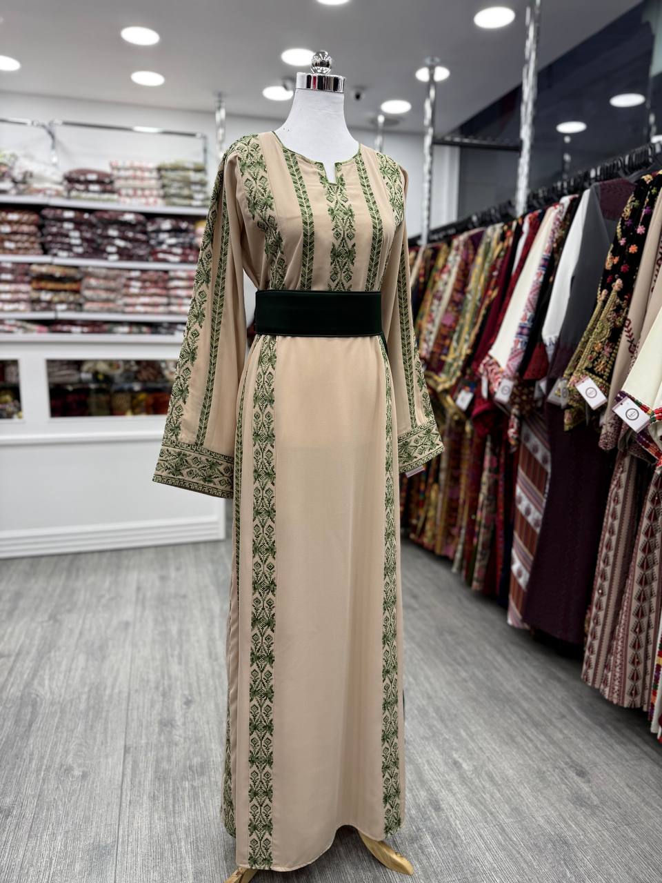 New Simple Beige 6 Erik's Tatreez Dress