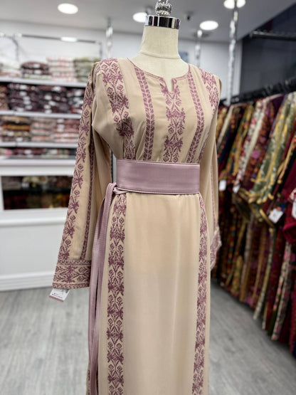 New Simple Beige 6 Erik's Tatreez Dress