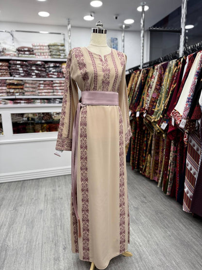 New Simple Beige 6 Erik's Tatreez Dress