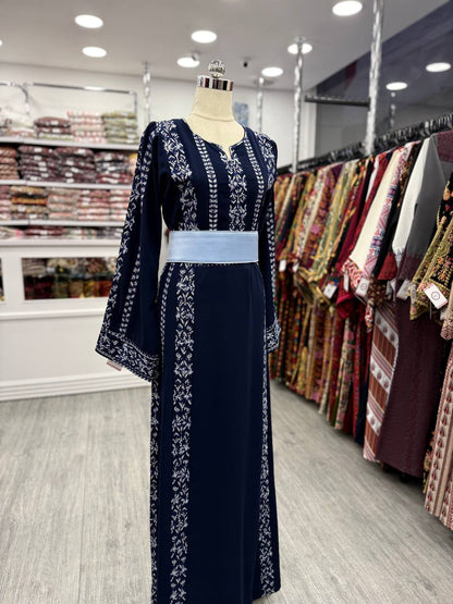 New Simple Navy Blue 6 Erik's Tatreez Dress