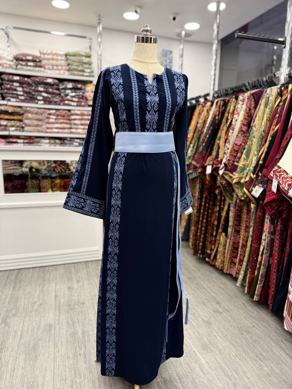 New Simple Navy Blue 6 Erik's Tatreez Dress